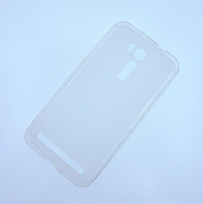 Силиконов гръб ТПУ мат за Asus Zenfone Go 5.5 ZB552KL X007D бял прозрачен